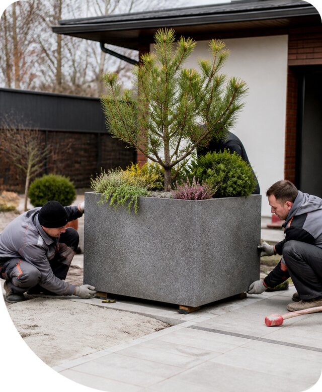 Изготовление и установка уличных вазонов и кашпо в Черкесске